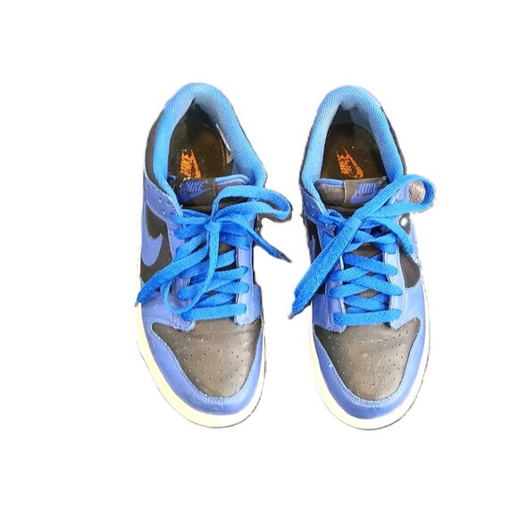 Nike Dunk Low Retro Hyper Cobalt GS CW1590-001 Youth sz 6 Black Blue - Picture 5 of 14